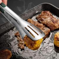 Pinzas de cocina de metal de acero inoxidable, accesorio ergonómico, utensilios de cocina perfectos, aptos para lavavajillas - details 4