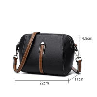 Bolso bandolera de mujer de diseño simple, pequeño, de color sólido, casual, de cuero PU, para teléfono. - details 22