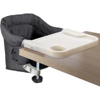 Mesa para Bebé, Trona Portátil Plegable con Arnés de Seguridad, Asiento Enganchable infantil con Bolsa de Transporte para Casa y Viajes (Azul) - details 61