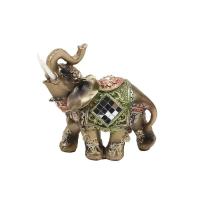 Estatua dorada de la suerte, estatuilla de riqueza, regalo, decoración del hogar, escultura de elefante Feng Shui - details 24