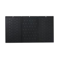 Alfombrilla de secado de vajilla plegable de tres pliegues, tapete de drenaje de silicona para encimeras de cocina, color negro - details 0