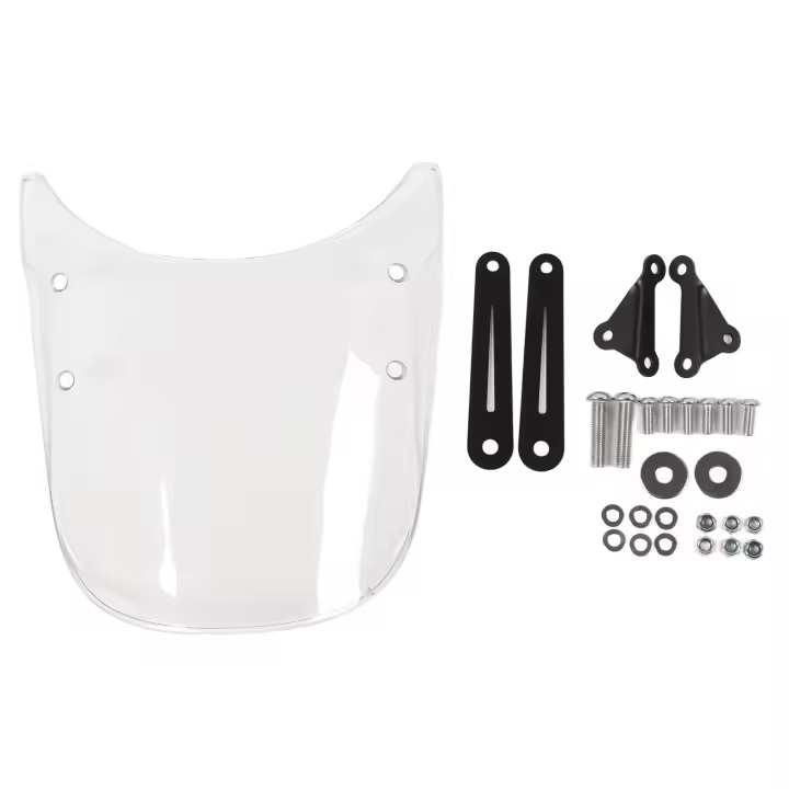 Deflector de viento de alta resistencia para parabrisas de motocicleta, reemplazo de placa de Pc para MOTO GUZZI V7III GUZZI V7 Centenario transparente - 1