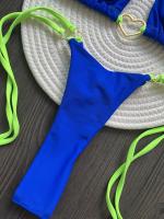 Conjunto de Bikini Halter de Color Sólido RUOTONSEPT Traje de Baño de Estilo Brasileño para Mujeres - details 16