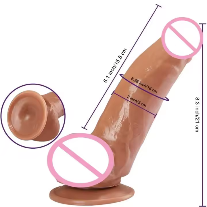 Leten Gran Pene Realista 13 pulgadas de Penetración Profunda para Mujeres - 1