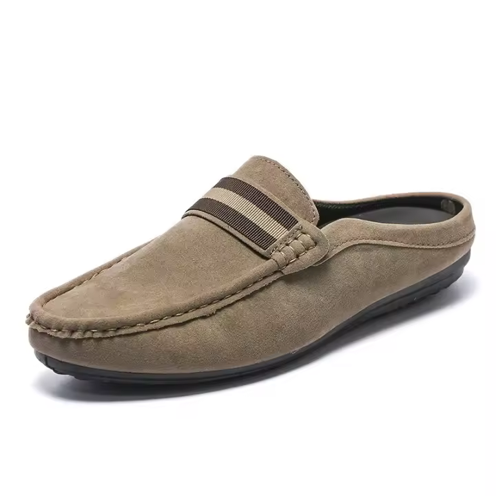 Mocasines ligeros de soja para hombre, zapatos de verano, calzado transpirable informal, semi-abiertos, zapatillas para hombre - 1