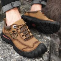 Zapatos De Senderismo Para Acampar Al Aire Libre, Zapatillas Deportivas De Cuero Genuino Para Hombre, Zapatos Informales De Viaje Para Hombre, Calzado Para Caminar Y Escalar - details 6