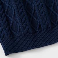 Otoño Invierno niños suéter de manga larga cuello redondo suéteres de punto estilo coreano jersey de algodón suéteres para niños - details 7