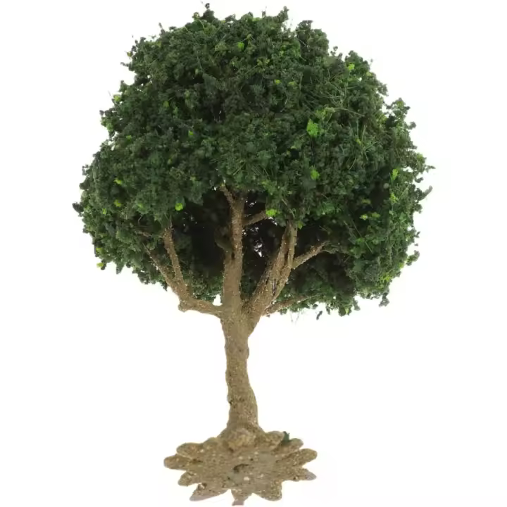 Modelo Mini de Árbol Ilustración de Paisaje en Plástico Decoración Artística en Miniatura - 1