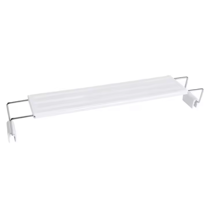 Luz para plantas acuáticas, luz Extensible para pecera, superfino, enchufe europeo, luz para acuario con Clip, soporte de luz LED rectangular para el hogar - 1