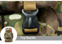 Mochila táctica de gran capacidad para hombre, bolsa militar de camuflaje de 70L, para viajes, montañismo, caza y Camping - details 11