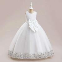 Elegante Vestido de Princesa con Lentejuelas de Esponja Vestido de Fiesta para Niñas en Rosa para Bodas y Graduaciones - details 1