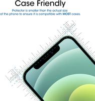 3 uds vidrio templado para iPhone 14 11 12 13 15 Pro Max Mini protector de pantalla para iPhone 6S 7 8 Plus XR XS Max 16E - details 2