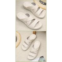 Verano 2025 sandalias dulces atmósfera de moda para mujer comercio exterior zapatillas de plataforma de gran tamaño zapatos de playa - details 8