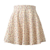 Falda corta con estampado Floral para mujer, falda de cintura alta con cremallera, color amarillo S, Verano - details 20