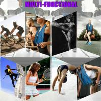Paquete de 6 toallas de enfriamiento instantáneo para deportes, gimnasio, toallas frías reutilizables, envoltura para el cuello, multicolor - details 5