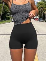 Shorts de Entrenamiento de Moda FINESS para Mujeres Verano 2025 Cintura Alta Elástica Sin Costuras para Mejorar las Curvas Ideal para Ciclismo y Yoga - details 11