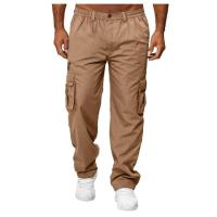 Pantalones cargo para hombre, Pantalón recto informal, otoño - details 7