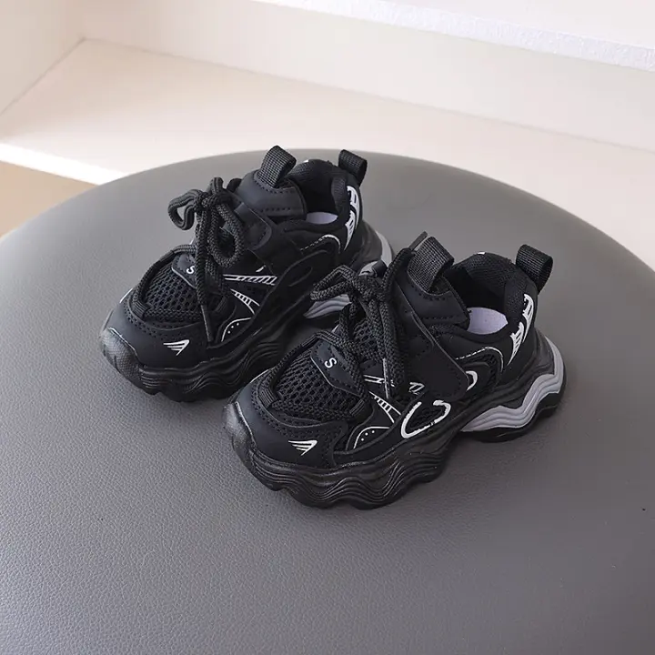 Zapatos Deportivos Antideslizantes para Niños de 1-5 Años Zapatos de Suela Suave para Primavera y Otoño Zapatos Transpirables con Red - 1