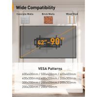 Soporte TV Pared de Movimiento Completo para televisores de 42 a 90 Pulgadas, Soporte Universal TV con Brazo Largo 55.2cm, Soporte de Pared para TV soporta hasta 68kg. 600x400 mm - details 1