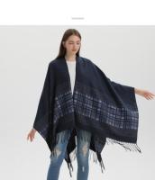 Otoño e invierno, chal de color sólido, simple, gruesa, borla, imitación de Cachemira, bufanda de doble propósito, capa, manta para habitación con aire acondicionado - details 2