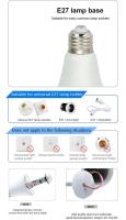 Bombilla LED de Movimiento PIR 6W a 20W E27 110V 220V Luz de Sensor de Radar para Hogar, Escalera, Camino Halógenos - details 2