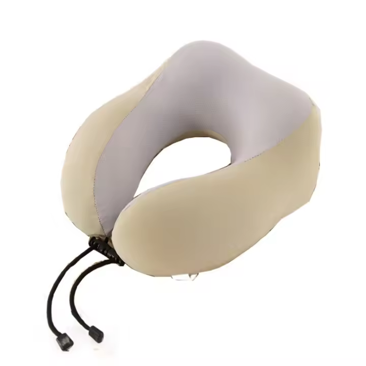 Almohada de viaje en forma de U refrescante, protección del cuello de 360 ​​grados, cómodo cojín de soporte para el cuello, almohadilla para el cuello para siesta extraíble de rebote lento - 1