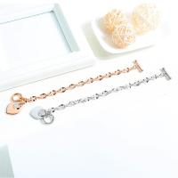 Pulsera con dije de corazón para mujer – Joyería de acero de titanio estilo INS con cierre OT – Minimalista y elegante - details 3
