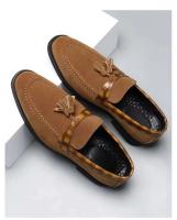 9611 cuero nueva moda negocios puntiagudos versión coreana británica Su Liu zapatos casuales versátiles - details 0