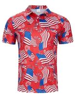 Polo de manga corta para hombre con estampado 3D de Hawaii, camiseta holgada de gran tamaño, top callejero genial, traje de verano - details 2