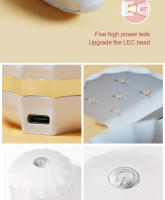 -máquina de secado de uñas, lámpara LED UV, USB, Mini carcasa de esmalte de Gel portátil, cargador único, herramienta de Arte de manicura pequeña - details 7