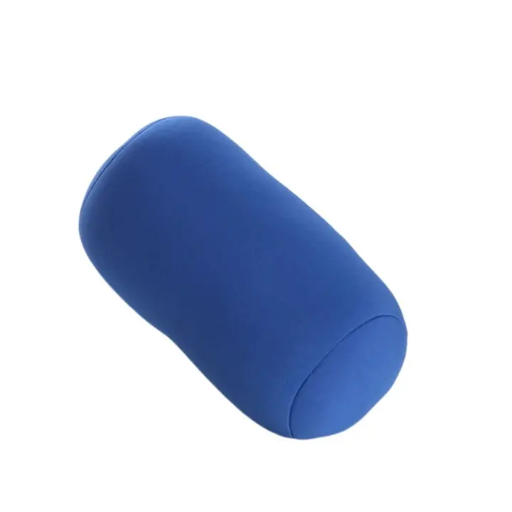 Mini funda de almohada para la cabeza, cojín trasero súper suave y cómodo, cómodo cojín cilíndrico con microcuentas - 1