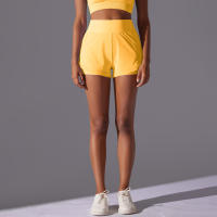 Hamidou-pantalones cortos de Yoga para mujer, Shorts de malla transparente, ajustados, transpirables, de secado rápido, para gimnasio - details 11