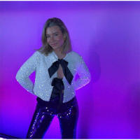 Abrigos recortados con cordones y lentejuelas para mujer, cárdigan Sexy de manga larga con purpurina, elegante, para fiesta - details 16