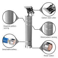 Kemei-cortadora de pelo eléctrica Original para hombres, recortadora de barba, máquina de corte de pelo, forro de borde, líneas de cuello - details 0