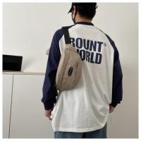 Bolso pequeño de moda 2025, nuevo bolso de lona informal para hombre, mochila cruzada para deportes y fitness - details 4