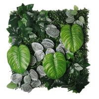 Decoración del hogar planta Artificial pared césped planta eucalipto rosa césped Panel valla cubierta decoración hogar 50*50CM - details 6