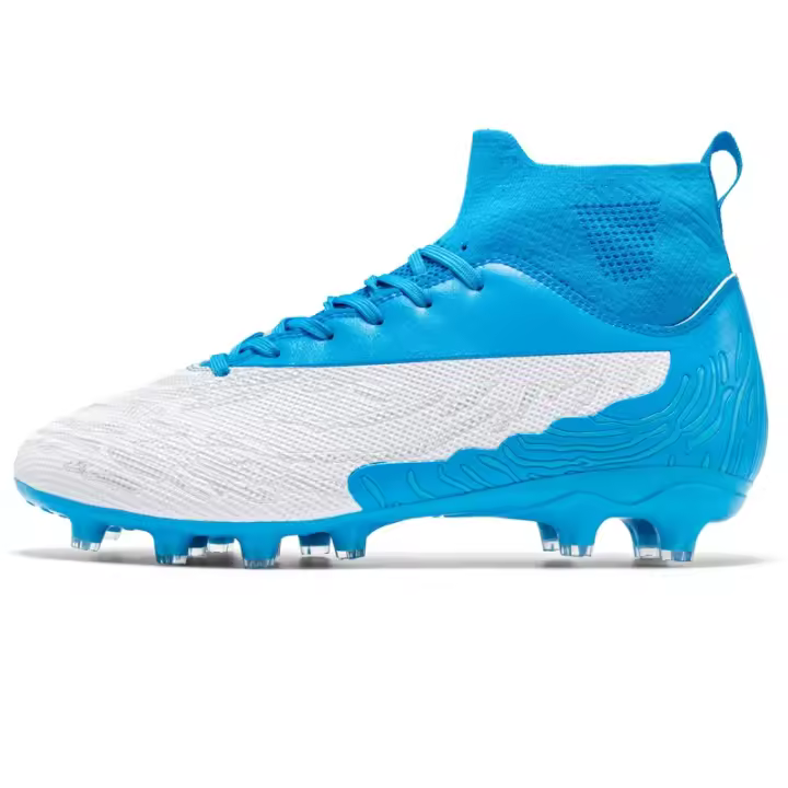 Zapatos de Fútbol de Caña Alta AG/FG Cleats para Hombres y Niños Deportivas de Entrenamiento para Adultos y Niños - 1