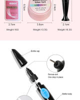 NAILCO pegamento fuerte para decoración de uñas, Gel de diamantes de imitación, herramienta de manicura UV, sin limpiar, joyería de diamantes de imitación de cristal, buena adherencia - details 2