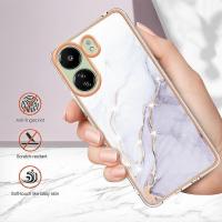 Funda IMD Serie-2 para Xiaomi Redmi 13C 4G/ Poco C65 4G TPU con marco de plástico mármol - details 2