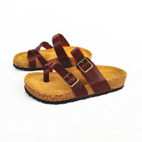 Zapatos de cuero para hombre y mujer, con suela suave antideslizante, tipo chanclas, para la playa, de verano. - details 4