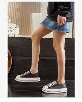 Zapatos blancos de piel de cerdo Wulacao Suela gruesa, estilo casual, deportivo para mujer - details 13