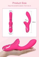 Consolador vibrador de punto G para mujer, 10 velocidades, succionador de clítoris, estimulador de clítoris Oral, motores duales, Juguetes sexuales para masturbador femenino adulto - details 8