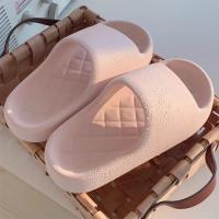 Zapatillas de verano de suela blanda de EVA para mujer, chanclas planas informales para interior y hogar, sandalias antideslizantes para baño, zapatos deslizantes de playa para hombre al aire libre - details 10