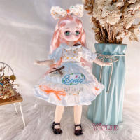 Muñecas de Ojos de Anime para niños y niñas, Cara de cómic articulada con bolas, vestidos, ropa, vestido, 30cm, 1/6 - details 19