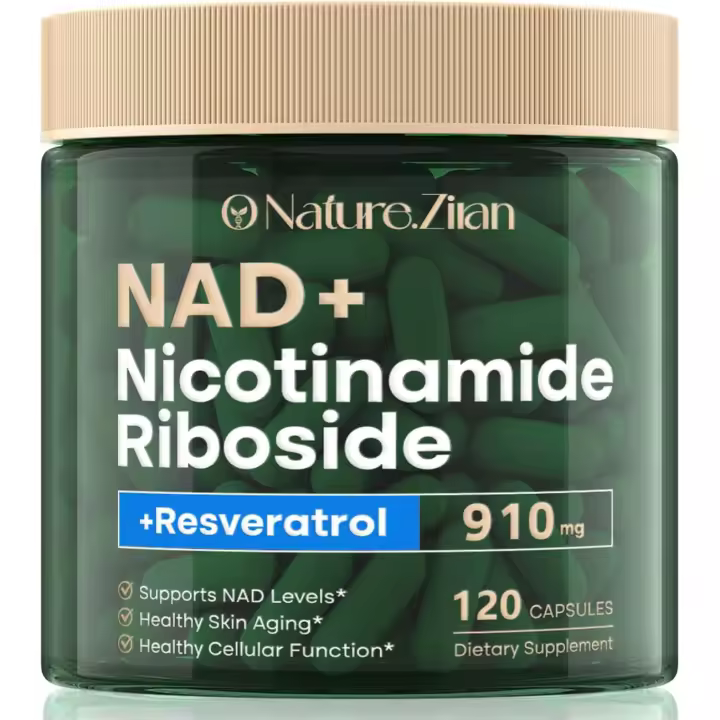 Caliente 120 cápsulas, riboside liposomal, resveratrol, quercetina, nicotinamida riboside resveratrol 910 mg mujeres y hombres, suplemento NAD - 1