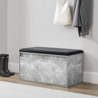 Banco Zapatero con Cajón Mueble Zapatero para 3 Pares de Calzado con Asiento Tapizado para Entrada Vestíbulo Dormitorio Aglomerado Polipiel 80 x 39 x 45 cm - details 22