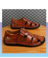 Sandalias de verano para hombre hechas a mano con goma antideslizante, sandalias clásicas de cuero para la playa - details 15