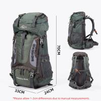 Mochila de viaje para Hombres y mujeres, bolsa de lona de senderismo, senderismo, camping, 70L - details 7