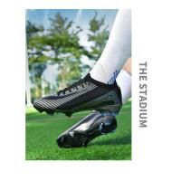 Zapatos De Fútbol Para Hombres De Alta Calidad Original Con Punta Larga Antideslizantes Para Entrenamiento Profesional Y Sociedad Cleats De Interior Microfibra Cierre De Laces Material De Suela De Goma - details 24