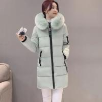 Chaqueta Parka de Invierno 2024 Cálida, Gruesa, Ajuste Delgado, Manga de Abrigo con Forro de Piel para Mujeres Moda de Talla Grande, Abrigo de Plumífero - details 16